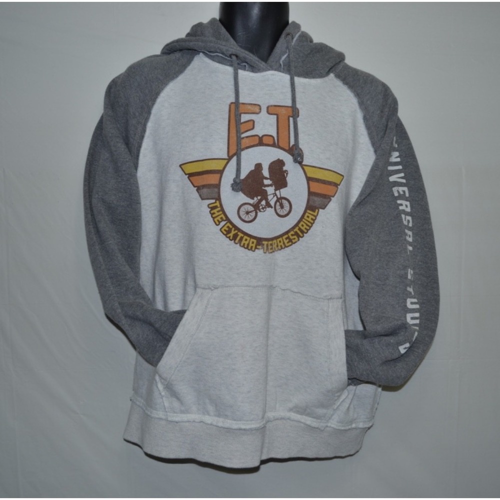 Universal Studios E.T.‎ The Extra-Terrestrial Bike Fleece Hoodie M